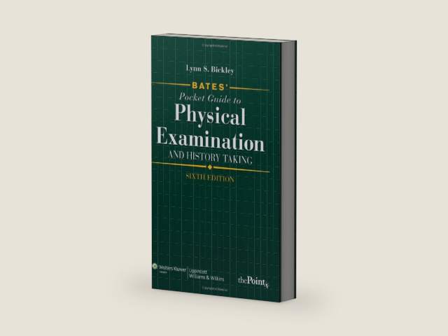 Bates' Pocket Guide to Physical Examination and History Taking by Lynn S. Bickley | barcode:9780781780667 | source:'9780781780667-right-three-quarter.jpg