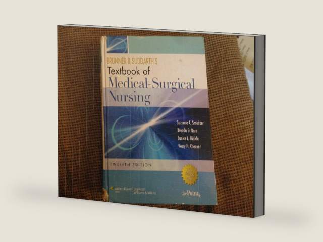 Brunner and Suddarth's Textbook of Medical Surgical Nursing, 12th Edition by Suzanne C. Smeltzer | barcode:9780781785891 | source:'9780781785891-right-three-quarter.jpg