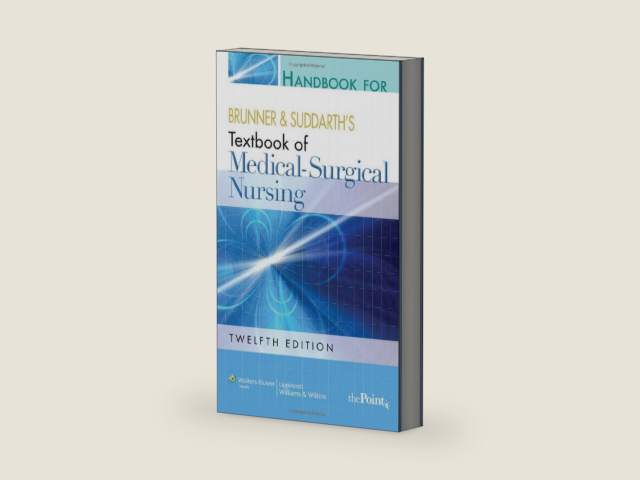 Handbook For Brunner and Suddarth's Textbook of Medical-Surgical Nursing by Hilarie Surrena | barcode:9780781785921 | source:'9780781785921-right-three-quarter.jpg
