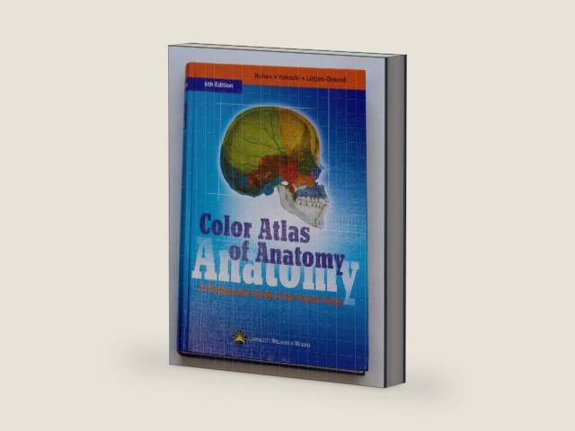 Color Atlas of Anatomy: A Photographic Study of the Human Body by Johannes W. Rohen | barcode:9780781790130 | source:'9780781790130-right-three-quarter.jpg