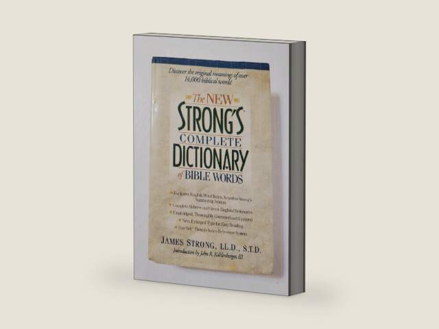 The New Strong's Complete Dictionary of Bible Words by James Strong | barcode:9780785211471 | source:'9780785211471-right-three-quarter.jpg