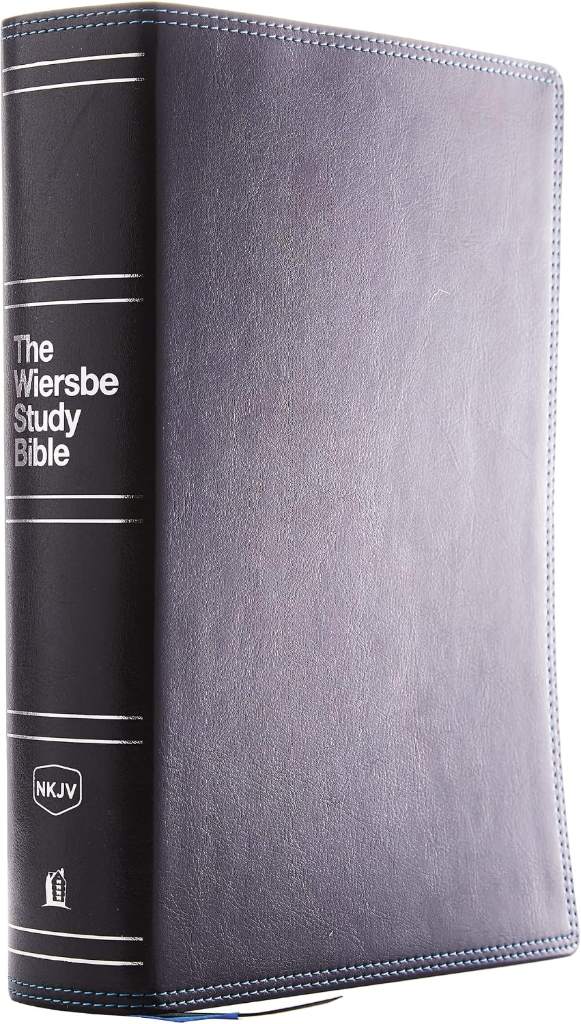 NKJV, Wiersbe Study Bible, Leathersoft, Black, Red Letter, Comfort Print: Be Transformed by the Power of God’s Word by Thomas Nelson | barcode:9780785220985 | source:'9780785220985.jpg