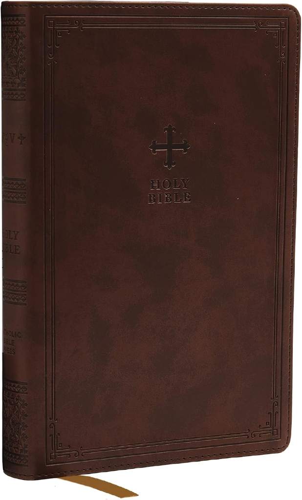 NRSV Catholic Edition Gift Bible, Brown Leathersoft (Comfort Print, Holy Bible, Complete Catholic Bible, NRSV CE): Holy Bible by Catholic Bible Press | barcode:9780785230397 | source:'9780785230397.jpg