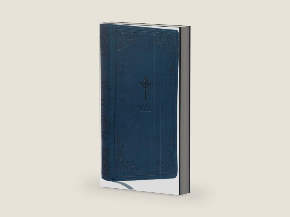 NRSV Catholic Edition Gift Bible, Teal Leathersoft (Comfort Print, Holy Bible, Complete Catholic Bible, NRSV CE): Holy Bible by Catholic Bible Press | barcode:9780785230410 | source:'9780785230410-right-three-quarter.jpg