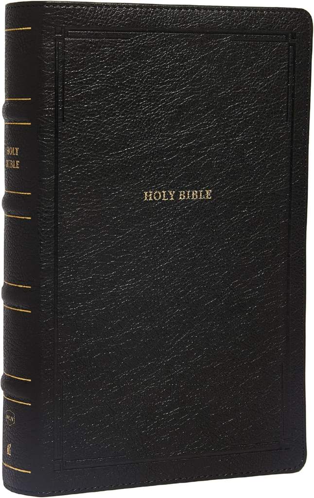 NKJV, End-of-Verse Reference Bible, Personal Size Large Print, Leathersoft, Black, Thumb Indexed, Red Letter, Comfort Print: Holy Bible, New King James Version by Thomas Nelson | barcode:9780785233671 | source:'9780785233671.jpg