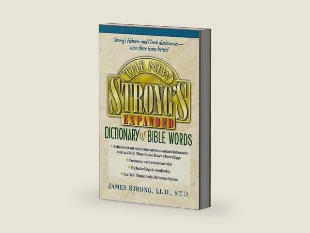 The New Strong's Expanded Dictionary Of Bible Words by Robert P. Kendall | barcode:9780785247166 | source:'9780785247166-right-three-quarter.jpg