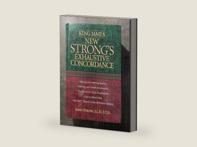 King James New Strong's Exhaustive Concordance Of The Bible: Dictionary of the Hebrew Bible and the Greek Testament by Nelson Reference | barcode:9780785247241 | source:'9780785247241-right-three-quarter.jpg
