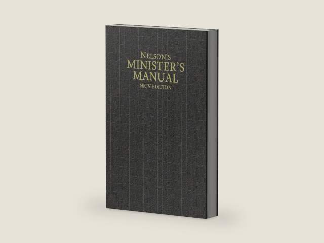 Nelson's Minister's Manual, NKJV Edition by Thomas Nelson | barcode:9780785250890 | source:'9780785250890-right-three-quarter.jpg
