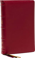 KJV Holy Bible: Large Print Single-Column with 43,000 End-of-Verse Cross References, Red Goatskin Leather, Premier Collection, Personal Size, Red Letter: King James Version by Thomas Nelson | barcode:9780785295143 | source:'9780785295143.jpg