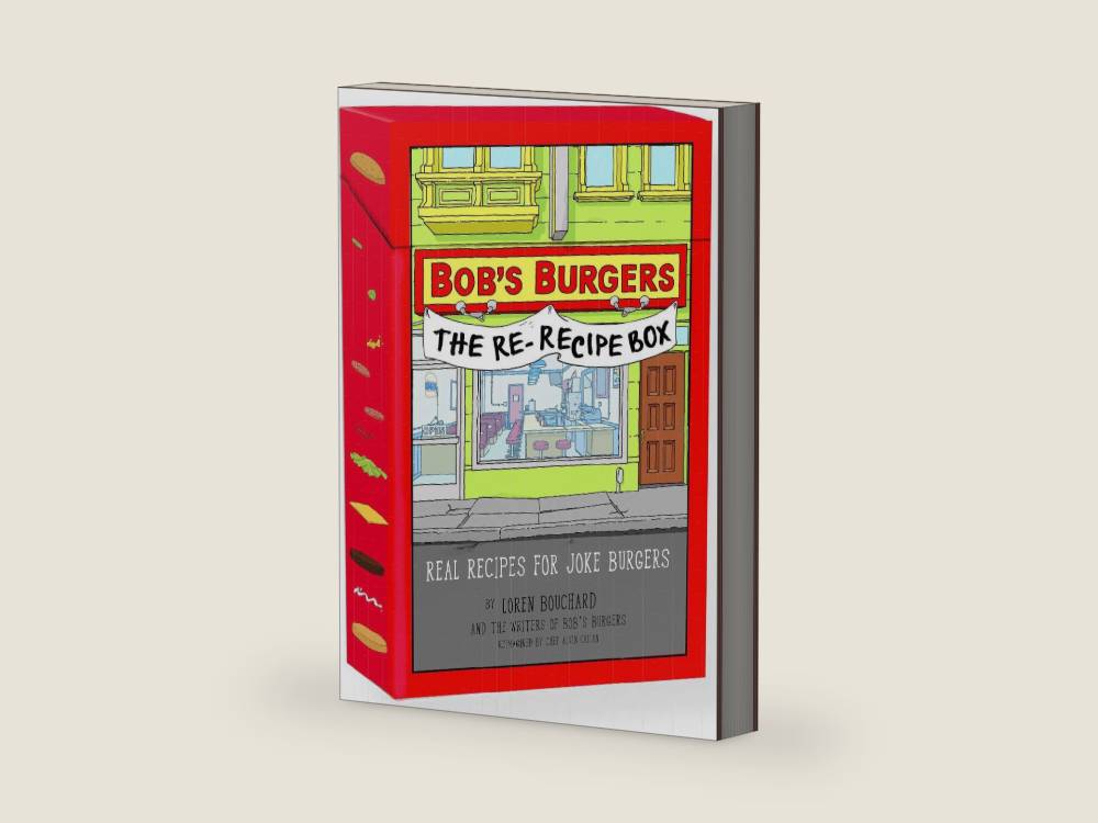 Bob's Burgers (TM) The Re-Recipe Box: Real Recipes for Joke Burgers by Loren Bouchard | barcode:9780789345561 | source:'9780789345561-right-three-quarter.jpg