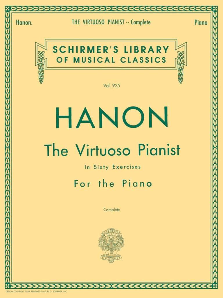 Hanon: The Virtuoso Pianist In Sixty Exercises For The Piano, Vol. 925, Complete (Schirmer's Library Of Musical Classics) by C. L. Hanon | barcode:9780793525447 | source:'9780793525447.jpg