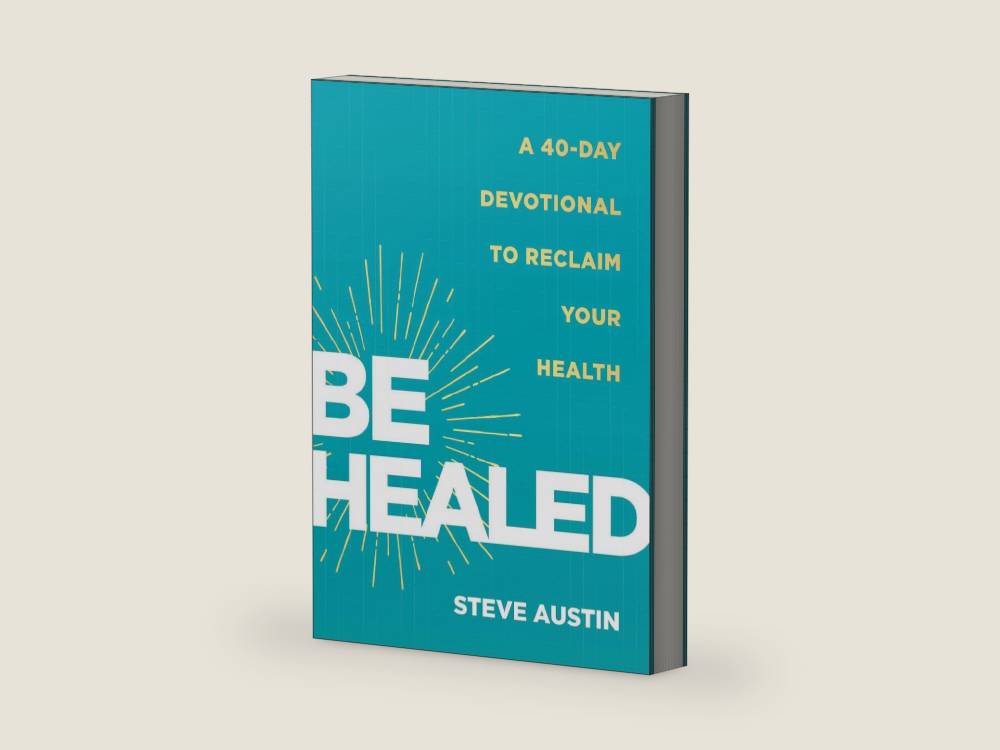 Be Healed: A 40-Day Devotional to Reclaim Your Health by Steve Austin | barcode:9780800772628 | source:'9780800772628-right-three-quarter.jpg