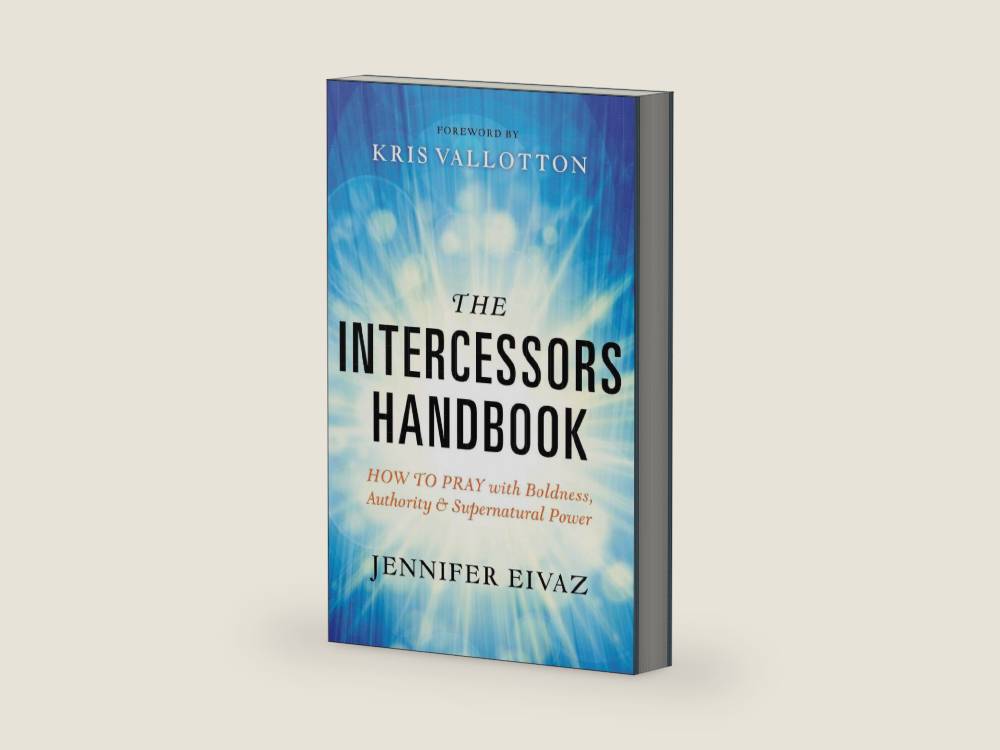 The Intercessors Handbook: How to Pray with Boldness, Authority and Supernatural Power by Jennifer Eivaz | barcode:9780800797911 | source:'9780800797911-right-three-quarter.jpg
