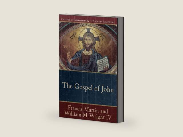 The Gospel of John: A Catholic Bible Commentary on the New Testament by Trusted Biblical Scholars | CCSS (Catholic Commentary on Sacred Scripture) by Francis Martin | barcode:9780801036477 | source:'9780801036477-right-three-quarter.jpg