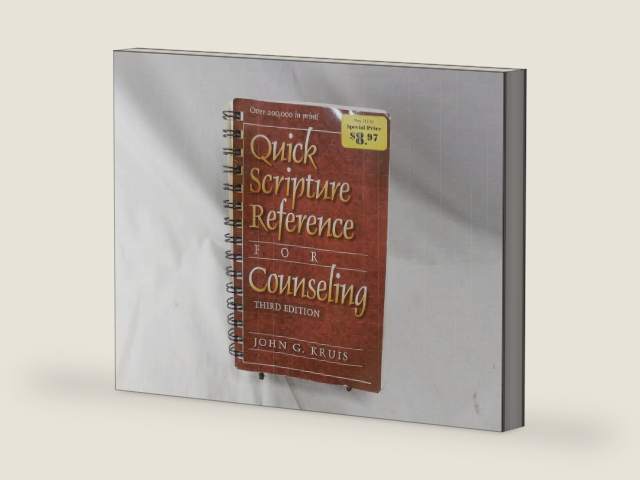 Quick Scripture Reference for Counseling by John G. Kruis | barcode:9780801091025 | source:'9780801091025-right-three-quarter.jpg