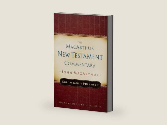 Colossians and Philemon MacArthur New Testament Commentary (Volume 22) by John MacArthur | barcode:9780802407610 | source:'9780802407610-right-three-quarter.jpg