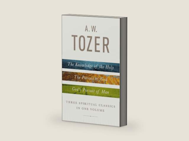 A. W. Tozer: Three Spiritual Classics in One Volume: The Knowledge of the Holy, The Pursuit of God, and God's Pursuit of Man by A W Tozer | barcode:9780802418616 | source:'9780802418616-right-three-quarter.jpg