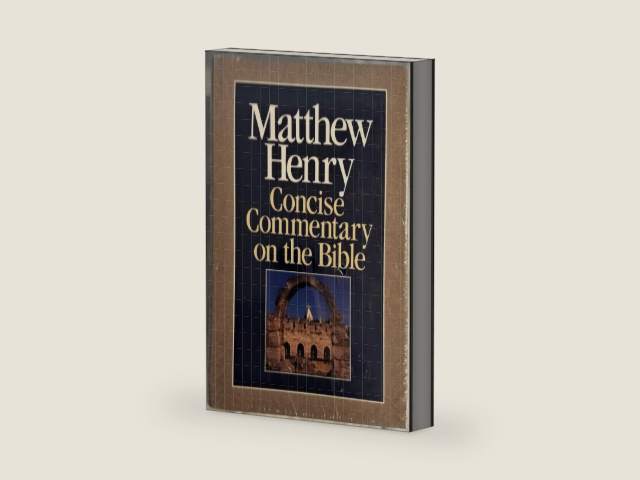 Matthew Henry Concise Commentary on the Whole Bible by Matthew Henry | barcode:9780802451903 | source:'9780802451903-right-three-quarter.jpg