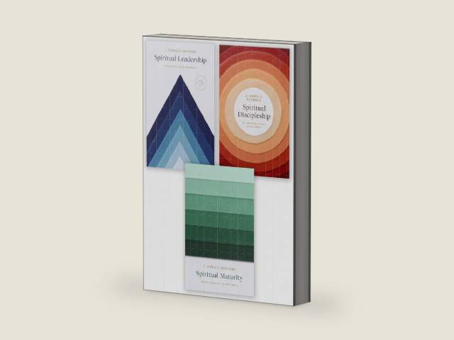 Spiritual Leadership, Spiritual Discipleship, Spiritual Maturity Set of 3 Sanders books by J. Oswald Sanders | barcode:9780802496645 | source:'9780802496645-right-three-quarter.jpg