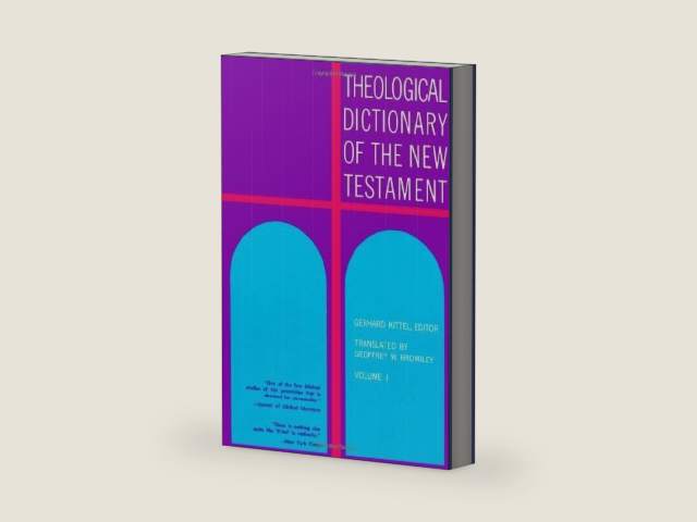 Theological Dictionary of the New Testament (Volume I) by Gerhard Kittel | barcode:9780802822437 | source:'9780802822437-right-three-quarter.jpg
