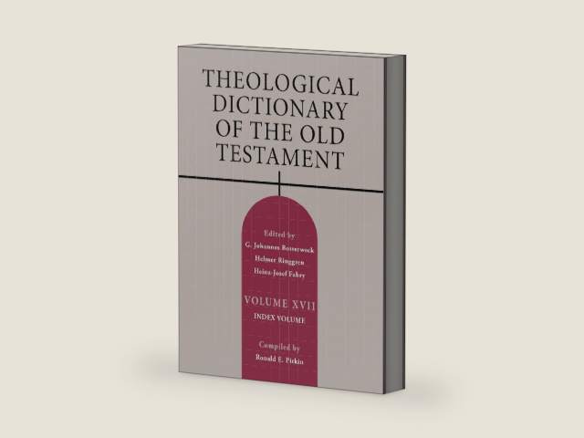 Theological Dictionary of the Old Testament, Volume XVII: Index Volume (Volume 17) by Ronald E. Pitkin | barcode:9780802823441 | source:'9780802823441-right-three-quarter.jpg