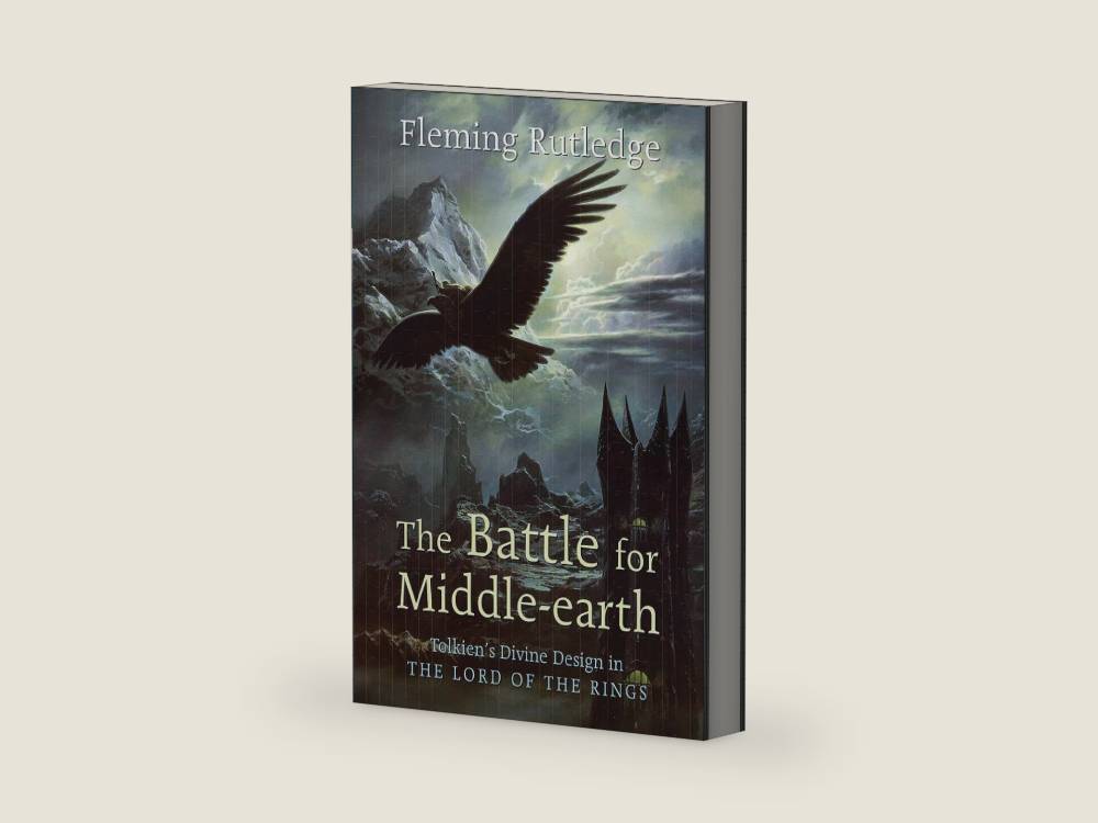 The Battle for Middle-earth: Tolkien's Divine Design in The Lord of the Rings by Fleming Rutledge | barcode:9780802824974 | source:'9780802824974-right-three-quarter.jpg