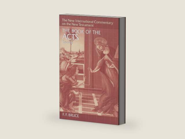 The Book of the Acts (New International Commentary on the New Testament) by F. F. Bruce | barcode:9780802825056 | source:'9780802825056-right-three-quarter.jpg