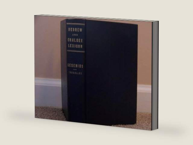 Gesenius' Hebrew and Chaldee Lexicon to the Old Testament Scriptures, Translated with Additions and Corrections from the Author's Thesaurus and Other Works With an Exhaustive English Index of More Than 12,000 Entries by Wilhelm Gesenius | barcode:9780802830937 | source:'9780802830937-right-three-quarter.jpg