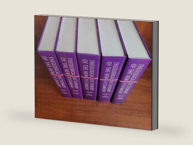 THEOLOGICAL DICTIONARY OF THE NEW TESTAMENT: VOLUMES I - X. 10 vols. Translated & edited by Geoffrey W. Bromiley. Index (Vol. X) compiled by Ronald Pitkin. by Gerhard & Gerhard Friedrich (editors). Kittel | barcode:9780802871428 | source:'9780802871428-right-three-quarter.jpg