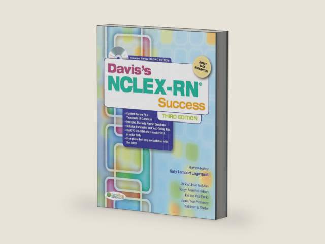 Davis's NCLEX-RN® Success (Davis's Nclex-Rn Success) by Sally L Lagerquist | barcode:9780803638006 | source:'9780803638006-right-three-quarter.jpg