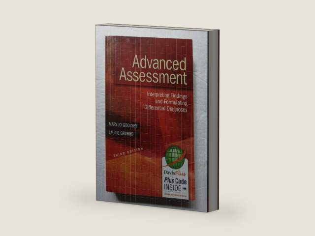 Advanced Assessment: Interpreting Findings and Formulating Differential Diagnoses by Mary Jo Goolsby EdD MSN ANP-C CAE FAANP | barcode:9780803643635 | source:'9780803643635-right-three-quarter.jpg