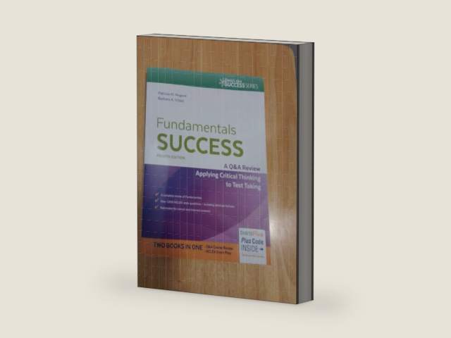 Fundamentals Success: A Q & A Review Applying Critical Thinking to Test Taking by Patricia M. Nugent RN MA MS EdD | barcode:9780803644144 | source:'9780803644144-right-three-quarter.jpg