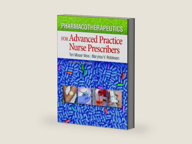 Pharmacotherapeutics For Advanced Practice Nurse Prescribers by Teri Moser Woo | barcode:9780803645813 | source:'9780803645813-right-three-quarter.jpg