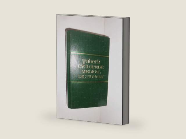 Taber's Cyclopedic Medical Dictionary by Clayton L. Thomas | barcode:9780803683136 | source:'9780803683136-right-three-quarter.jpg