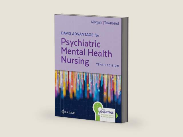 Davis Advantage for Psychiatric Mental Health Nursing by Karyn I. Morgan RN MSN APRN-CNS | barcode:9780803699670 | source:'9780803699670-right-three-quarter.jpg