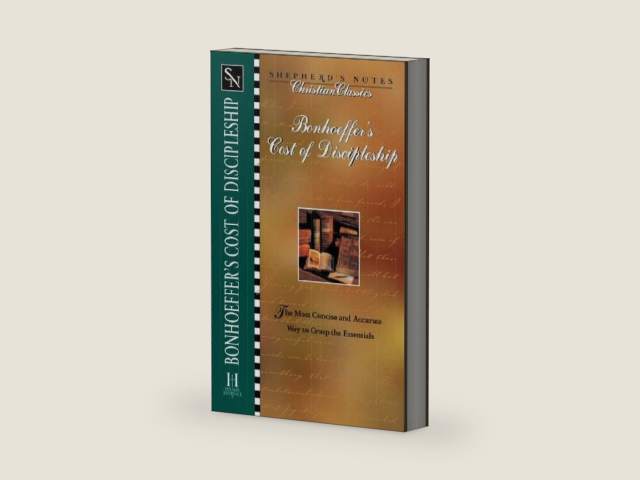 Bonhoeffer's the Cost of Discipleship (Shepherd's Notes) by Greg Ligon | barcode:9780805464863 | source:'9780805464863-right-three-quarter.jpg