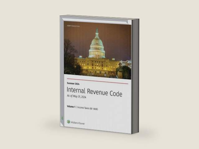 INTERNAL REVENUE CODE: INC, EST, GIFT, EMPLOYMENT & EXCISE TAXES, (SUMMER 2024) (Internal Revenue Code Summer) by CCH Tax Law Editors | barcode:9780808060314 | source:'9780808060314-right-three-quarter.jpg