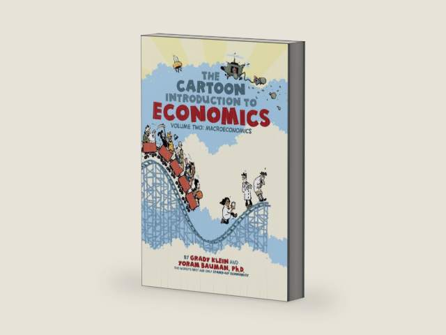 The Cartoon Introduction to Economics, Volume II: Macroeconomics by Yoram Bauman | barcode:9780809033614 | source:'9780809033614-right-three-quarter.jpg