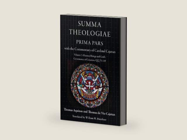 Summa Theologiae, Prima Pars: with the Commentary of Cardinal Cajetan by Thomas Aquinas | barcode:9780813237039 | source:'9780813237039-right-three-quarter.jpg
