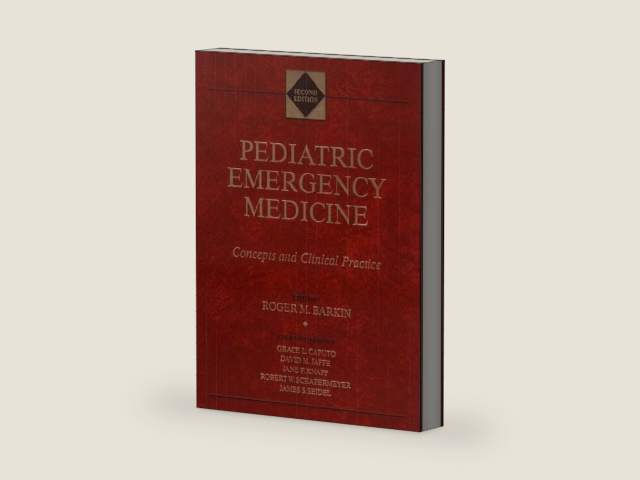 Pediatric Emergency Medicine: Concepts & Clinical Practice by Peter Rosen MD | barcode:9780815110026 | source:'9780815110026-right-three-quarter.jpg