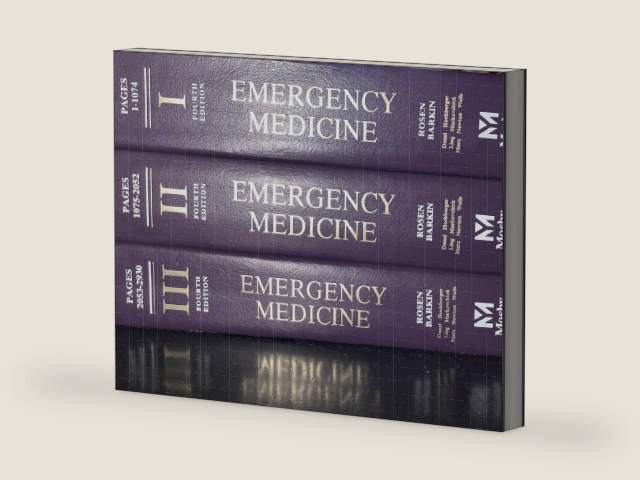 Emergency Medicine: Concepts and Clinical Practice (3 Volume Set) by Md Rosen, Peter, And Barkin, Roger M, Md, And Ling, Louis J | barcode:9780815137740 | source:'9780815137740-right-three-quarter.jpg