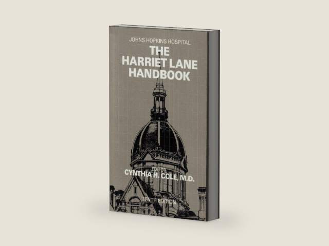 The Harriet Lane handbook: A manual for pediatric house officers by Johns Hopkins Hospital | barcode:9780815149231 | source:'9780815149231-right-three-quarter.jpg