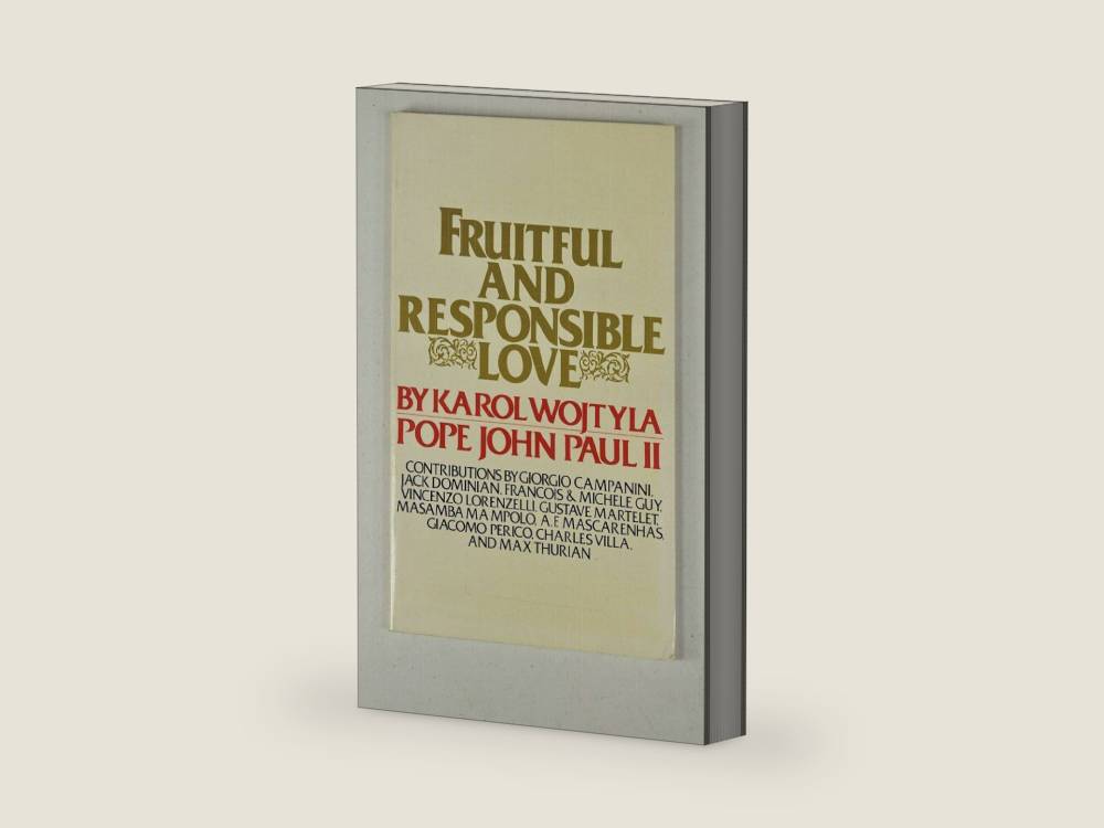 Fruitful and responsible love by Karol Wojtyla (Pope John Paul II) | barcode:9780816422371 | source:'9780816422371-right-three-quarter.jpg