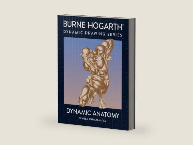 Dynamic Anatomy: Revised and Expanded Edition by Burne Hogarth | barcode:9780823015528 | source:'9780823015528-right-three-quarter.jpg