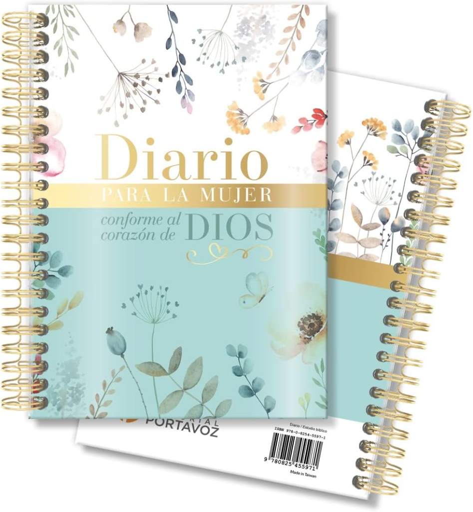 Diario para la mujer conforme al corazón de Dios (Journal for A Woman After God's Own Heart Bible): Edición jardín (Spanish Edition) by Elizabeth George | barcode:9780825455971 | source:'9780825455971.jpg