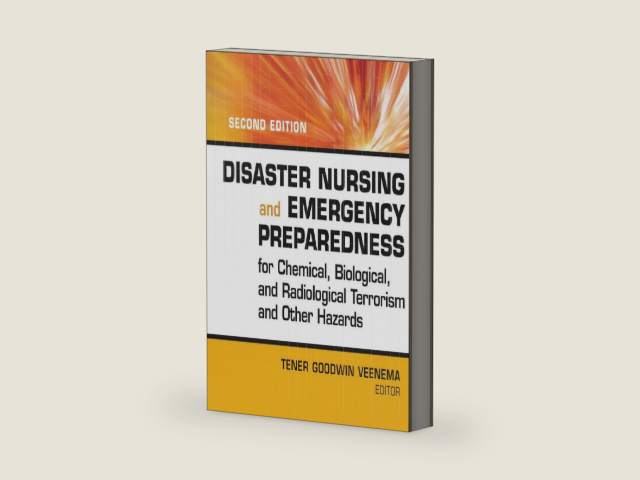 Disaster Nursing and Emergency Preparedness for Chemical, Biological and Radiological Terrorism and Other Hazards, Second Edition by Tener Goodwin Veenema PhD MPH MS CPNP FAAN | barcode:9780826121486 | source:'9780826121486-right-three-quarter.jpg