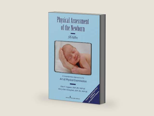 Physical Assessment of the Newborn: A Comprehensive Approach to the Art of Physical Examination, Fifth Edition by Ellen P. Tappero DNP RN NNP-BC | barcode:9780826121899 | source:'9780826121899-right-three-quarter.jpg
