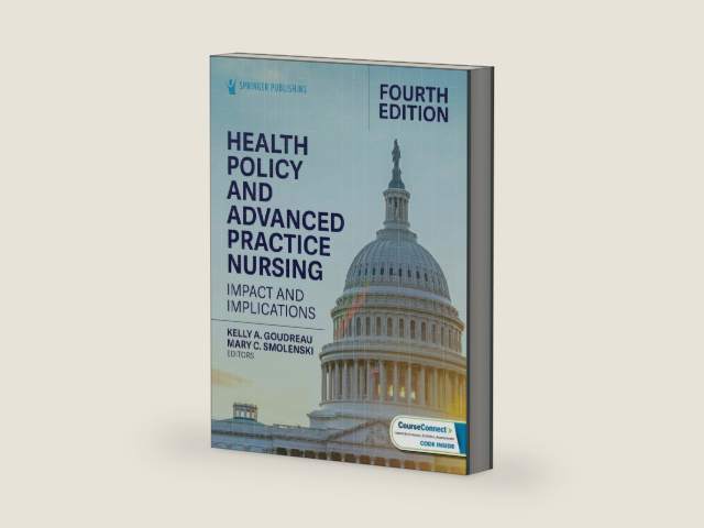 Health Policy and Advanced Practice Nursing: Impact and Implications by Kelly A. Goudreau PhD RN ACNS-BC FCNS FAAN | barcode:9780826159328 | source:'9780826159328-right-three-quarter.jpg