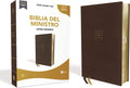 RVR60, Biblia del Ministro, Letra gigante, Leathersoft, Café, Palabras de Jesús en Rojo, Comfort Print (Spanish Edition) by Vida | barcode:9780829770612 | source:'9780829770612.jpg