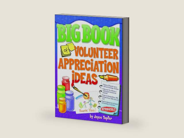 Big Book of Volunteer Appreciation Ideas by Joyce Tepfer | barcode:9780830733095 | source:'9780830733095-right-three-quarter.jpg